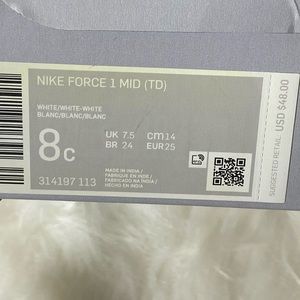 Air Force 1 size 8c